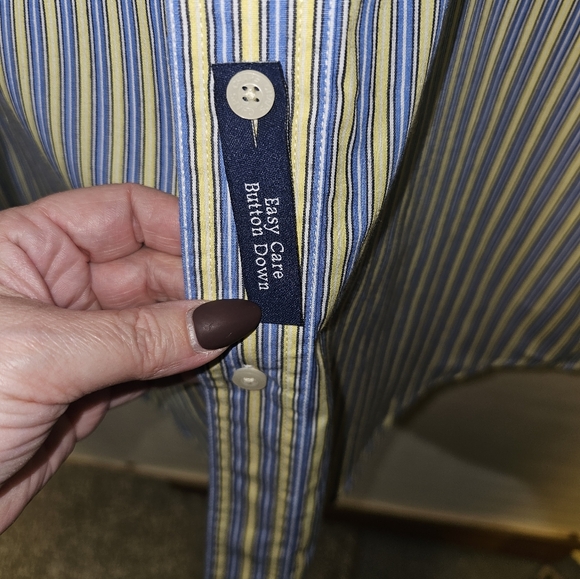 Chaps Multicolor Striped Men's Shirt - Picture 4 of 7